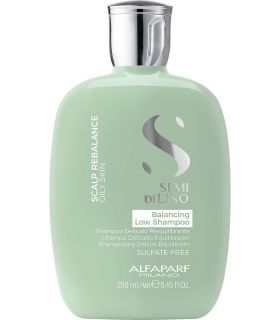Шампунь для жирної шкіри голови Alfaparf Semi Di Lino Scalp Rebalance Balancing Low Shampoo