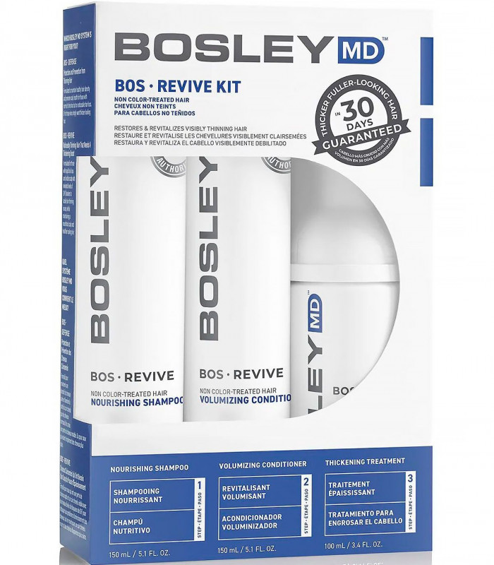 Bosley MD BosRevive Non Color-Treated Hair 30 Day Kit Набір для відновлення стоншеного нефарбованого волосся купити в Києві, Укр