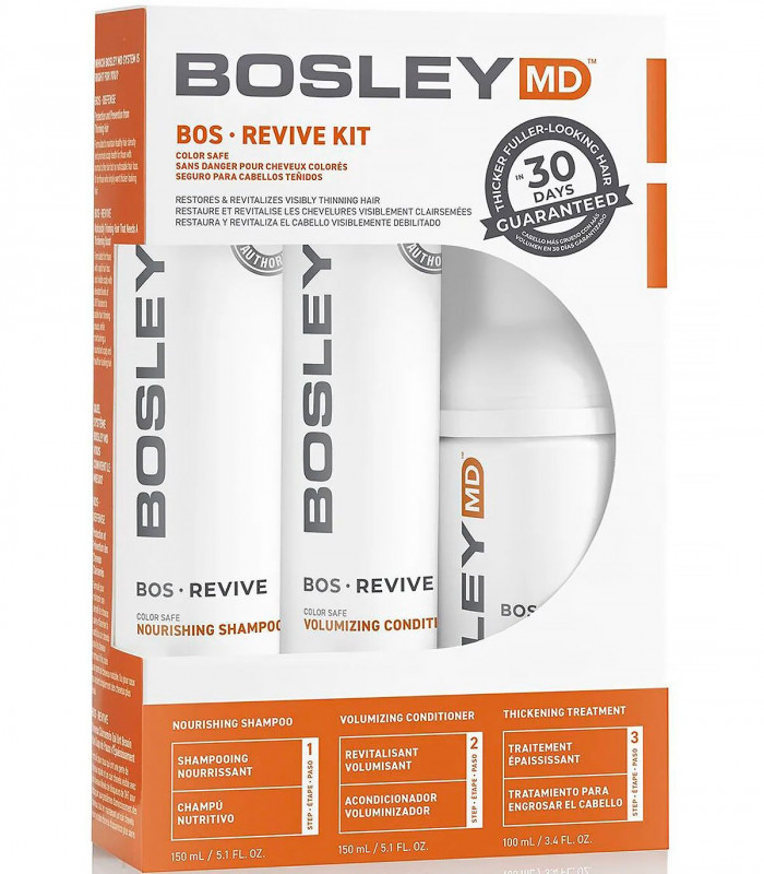 Bosley MD BosRevive Color Safe 30 Day Kit Набор для восстановления истонченных окрашенных волос купить в Киеве, Украине ❤ Lavka
