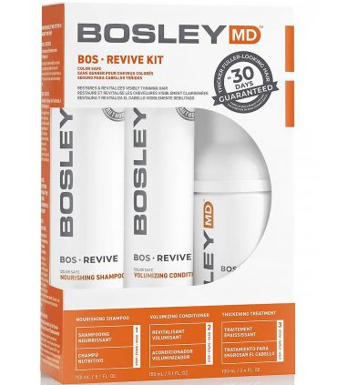 Набір для відновлення стоншеного фарбованого волосся Bosley MD BosRevive Color Safe 30 Day Kit