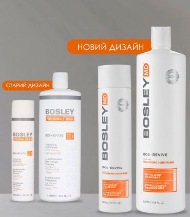 Кондиционер для объема истонченных окрашенных волос Bosley MD BosRevive Color Safe Volumizing Conditioner