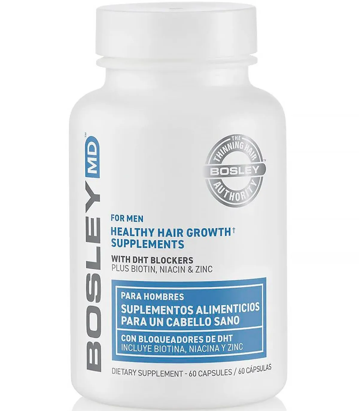 Bosley MD Healthy Hair Growth Диетическая добавка для роста здоровых волос у мужчин купить в Киеве, Украине ❤ Lavka Kabani
