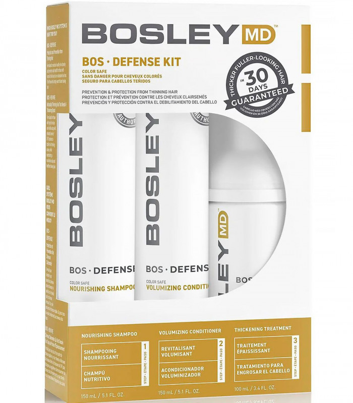 Bosley MD BosDefense Color Safe 30 Day Kit Набір для запобігання стоншенню волосся купити в Києві, Україні ❤ Lavka Kabani