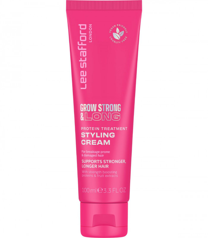 Lee Stafford Grow Strong & Long Protein Treatment Styling Cream Протеїновий крем для стайлінгу купити в Києві, Україні ❤ Lavka K