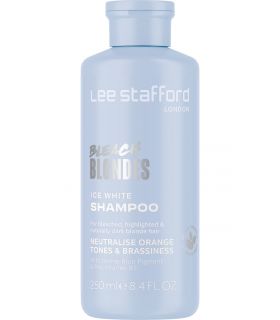 Шампунь для волос с синим пигментом Lee Stafford Bleach Blondes Ice White Toning Shampoo