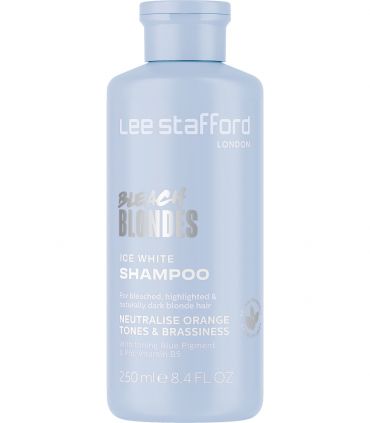 Шампунь для волосся із синім пігментом Lee Stafford Bleach Blondes Ice White Toning Shampoo