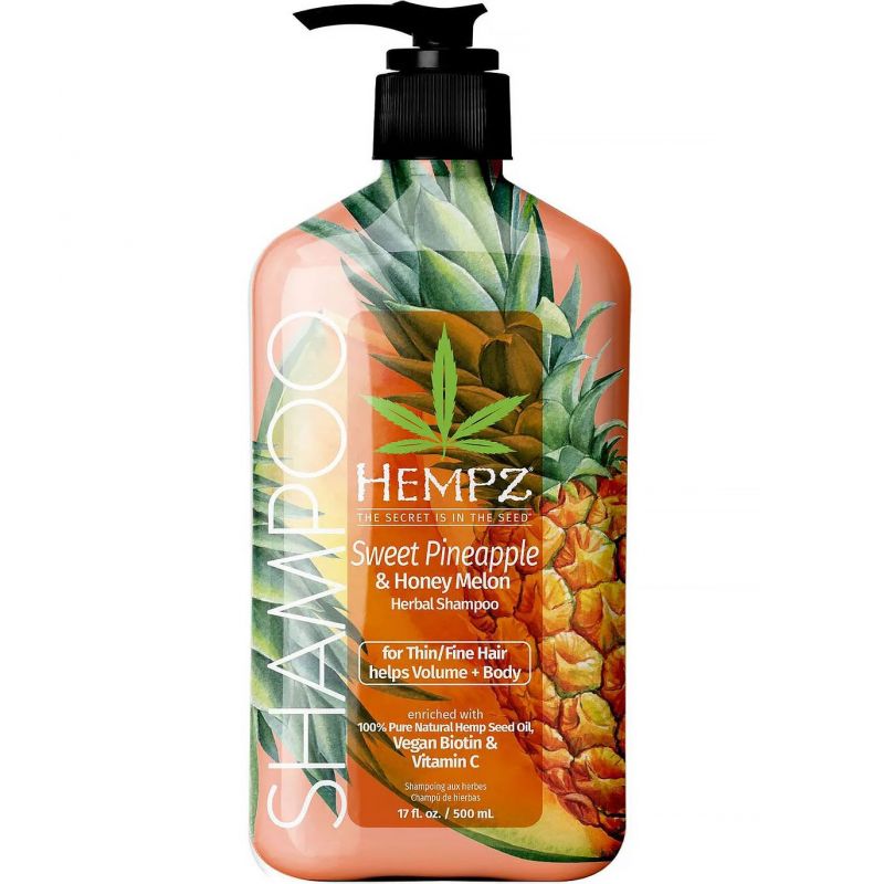 Шампунь Ананас-Медова диня для об'єму Hempz Volumising Shampoo Sweet Pineapple & Honey Melon Шампунь Ананас-Медова диня для об'єму Hempz Volumising Shampoo Sweet Pineapple & Honey Melon