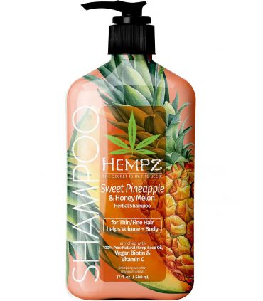Шампунь Ананас-Медова диня для об'єму Hempz Volumising Shampoo Sweet Pineapple & Honey Melon