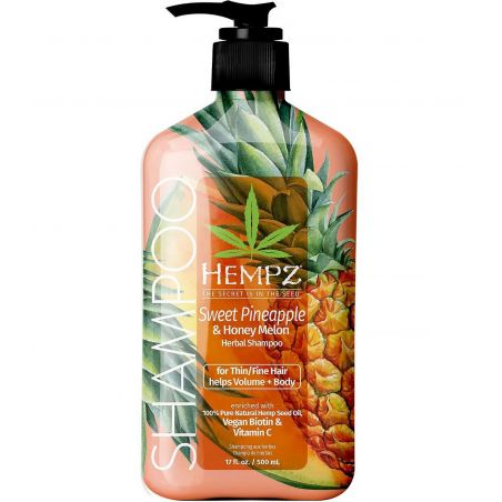 Шампунь Ананас-Медова диня для об'єму Hempz Volumising Shampoo Sweet Pineapple & Honey Melon