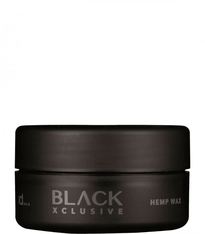 IdHAIR Black Xclusive Hemp Wax Віск для структурування сильної фіксації купити в Києві, Україні ❤ Lavka Kabani