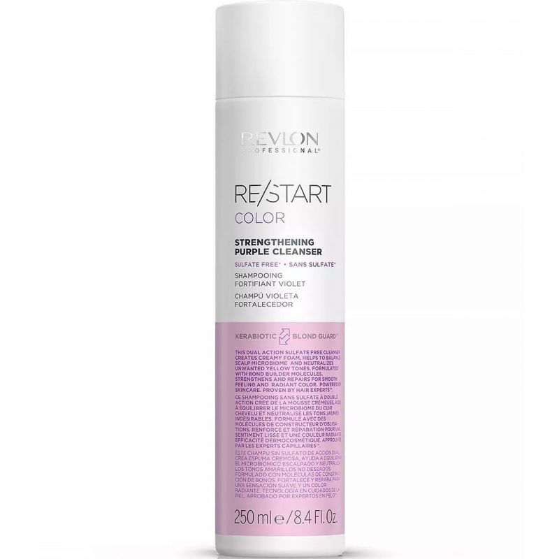 Безсульфатный шампунь для блонда Revlon Professional Restart Color Purple Cleanser Безсульфатный шампунь для блонда Revlon Professional Restart Color Purple Cleanser