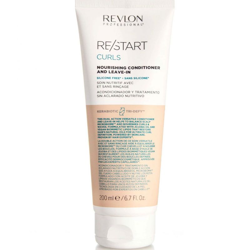 Поживний кондиціонер для кучерявого волосся Revlon Professional ReStart Curls Nourishing Conditioner And Leav-In Поживний кондиціонер для кучерявого волосся Revlon Professional ReStart Curls Nourishing Conditioner And Leav-In