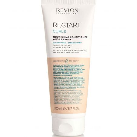 Питательный кондиционер для вьющихся волос Revlon Professional ReStart Curls Nourishing Conditioner And Leav-In