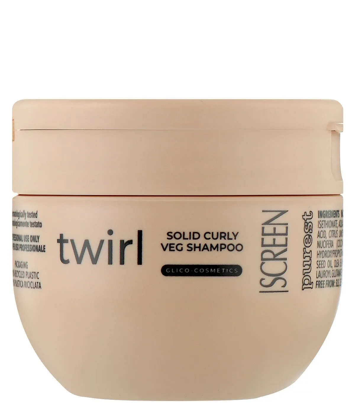 Screen Purest Twirl Solid Curly Veg Shampoo Твердий шампунь для кучерявого волосся купити в Києві, Україні ❤️ Lavka Kabani