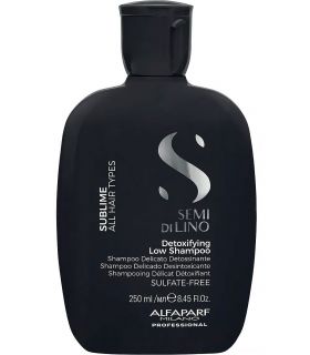 Шампунь для детоксикації волосся Alfaparf Milano Semi di Lino Sublime Detoxifying Low Shampoo