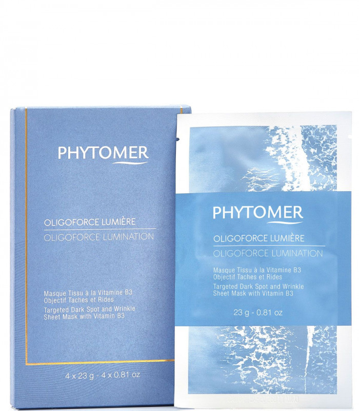 Phytomer Oligoforce Lumination Відновлююча освітлювальна маска проти зморшок купити в Києві, Україні ❤ Lavka Kabani