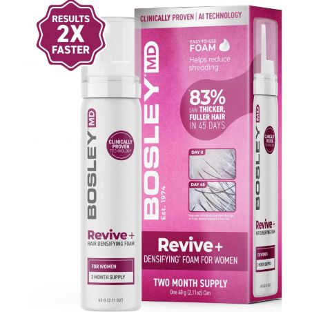Revive+ піна проти випадання волосся у жінок Bosley MD Women's Revive+ Densifying Treatment Foam
