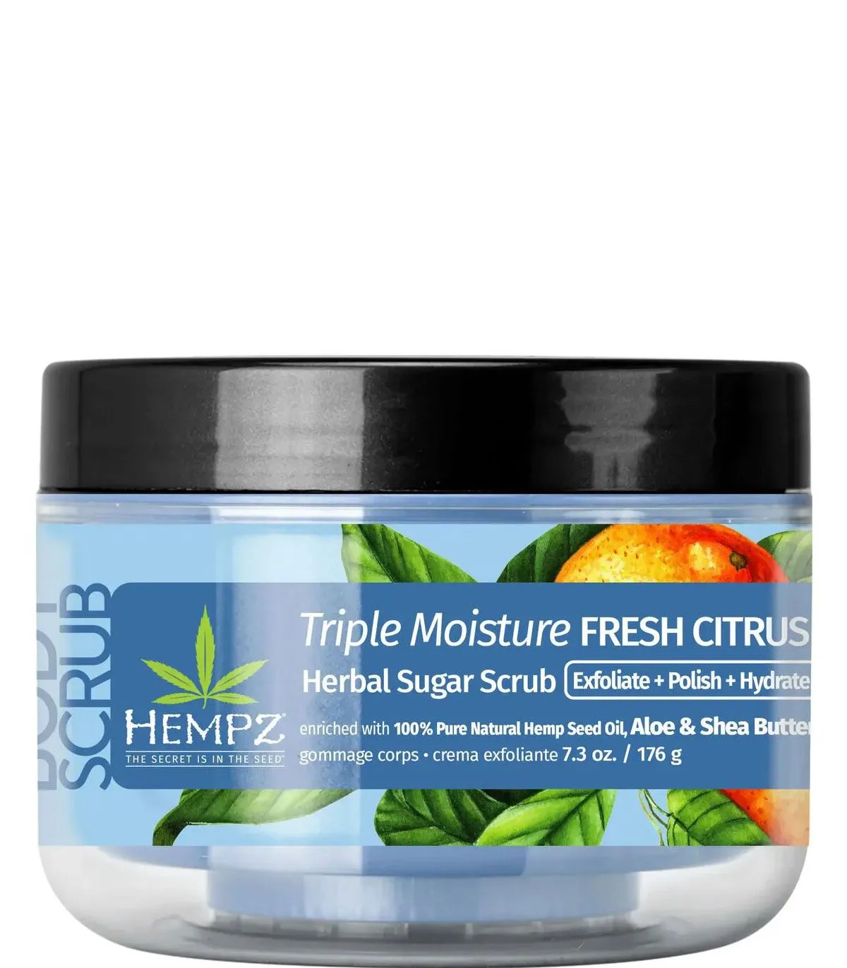 Hempz Triple Moisture Fresh Citrus Herbal Sugar Scrub Скраб цукровий Потрійне зволоження купити в Києві, Україні ❤️ Lavka Kabani