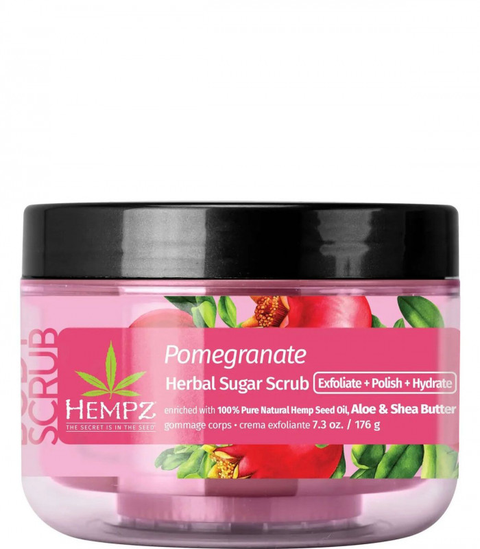 Hempz Pomegranate Herbal Sugar Scrub Скраб сахарный Гранат купить в Киеве, Украине ❤️ Lavka Kabani