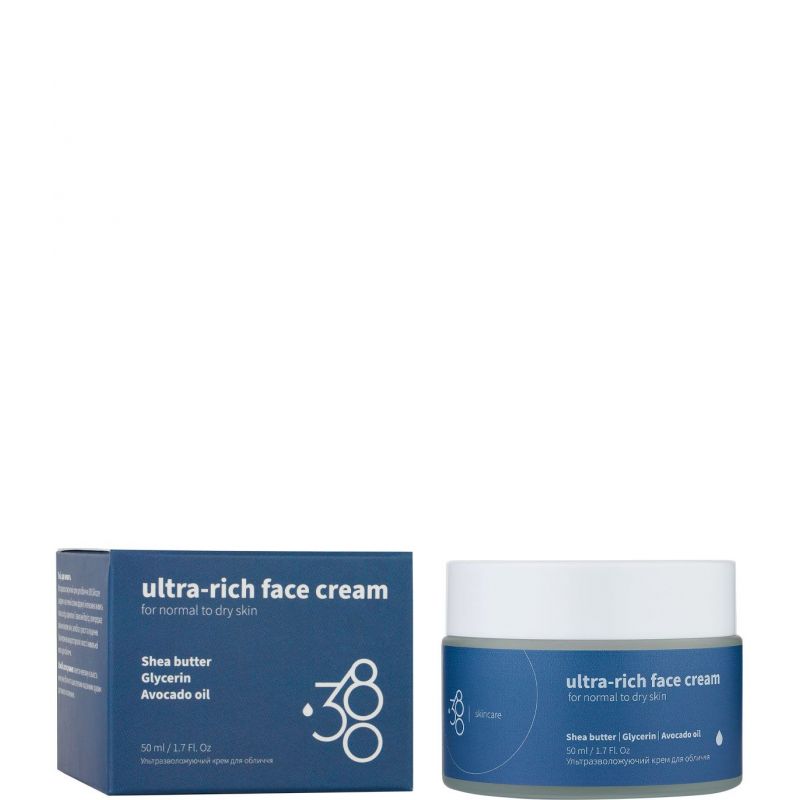 Ультра увлажняющий крем для лица 380 Skincare Ultra-rich Face Cream Ультра увлажняющий крем для лица 380 Skincare Ultra-rich Face Cream
