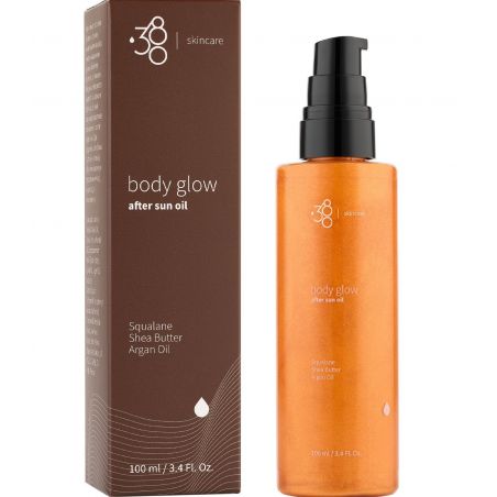 Олія після засмаги із шиммером 380 Skincare Body Glow After Sun Oil