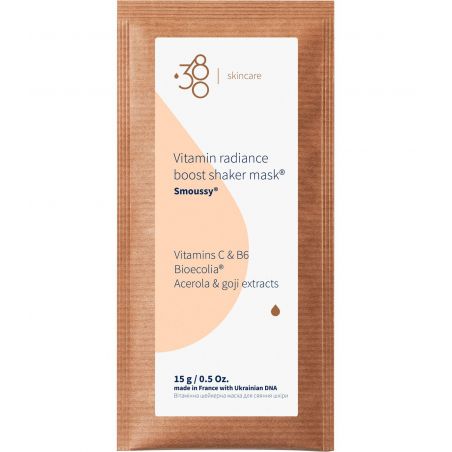 Вітамінна шейкерна маска для сяйва шкіри 380 Skincare Vitamin Radiance Boost Shaker Mask