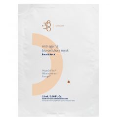 Біоцелюлозна маска для обличчя та шиї проти вікових змін 380 Skincare Anti-ageing Bio-cellulose Mask