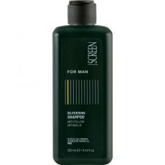 Шампунь проти жовтизни для сивого та світлого волосся Screen For Man Silverising Shampoo