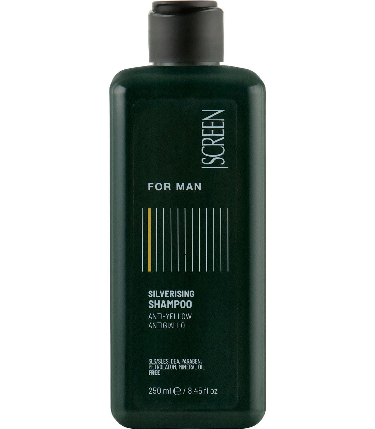 Screen For Man Silverising Shampoo Шампунь проти жовтизни для сивого та світлого волосся купити в Києві, Україні ❤️ Lavka Kabani