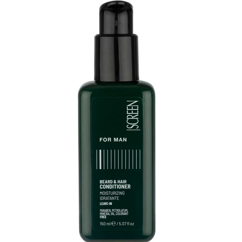 Крем-кондиционер для волос и бороды несмываемый Screen For Man Beard & Hair Conditioner