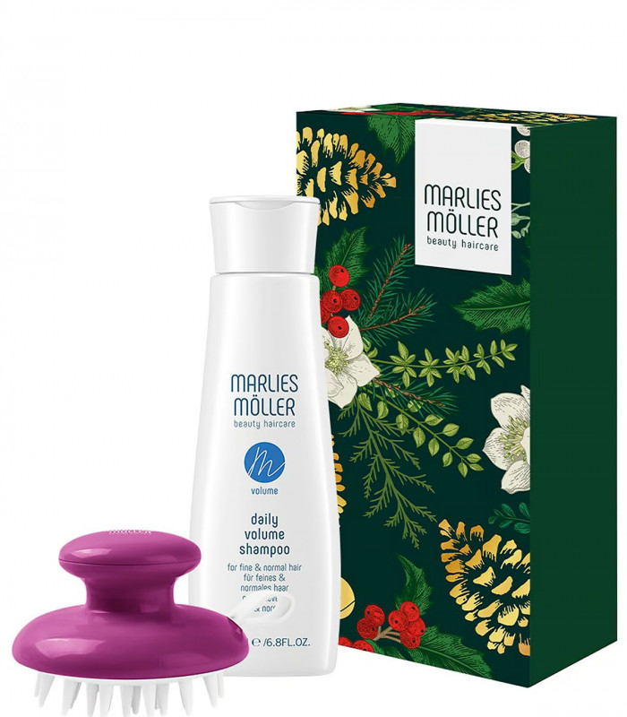 Marlies Möller Volume Shampoo Set Подарочный набор (шампунь для объема и массажная щетка) купить в Киеве, Украине ❤️ Lavka Kaban