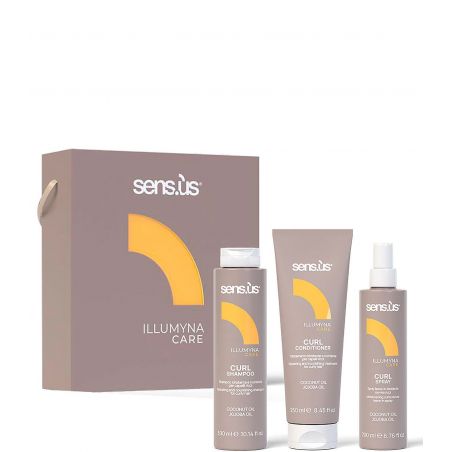 Подарунковий набір для кучерявого волосся Sensus Illumyna Curl Kit