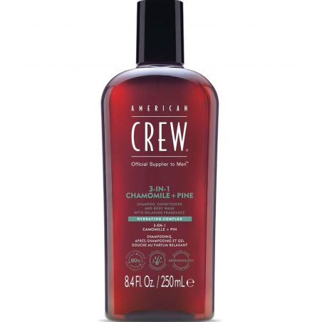 Засіб 3 в 1 для догляду за волоссям і тілом American Crew 3 In 1 Chamomile + Pine
