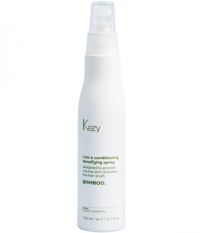 Ущільнюючий спрей кондиціонер для тонкого волосся Kezy Bamboo Density Booster