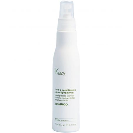 Уплотняющий спрей кондиционер для тонких волос Kezy Bamboo Density Booster