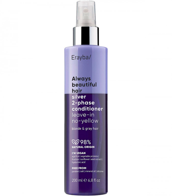 Двофазний кондиціонер проти жовтизни волосся Erayba ABH Silver 2-Phase Conditioner