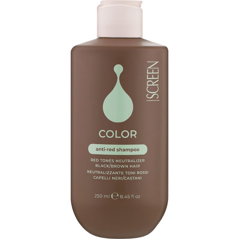 Шампунь для нейтрализации красных оттенков Screen Color Anti-Red Shampoo