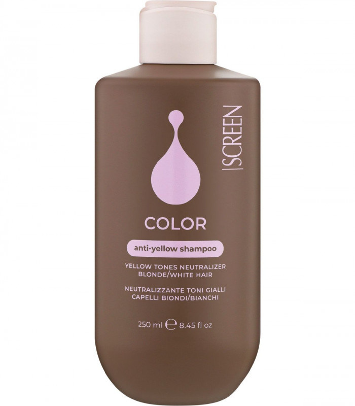 Screen Color Enlive Anti-Yellow Shampoo Шампунь для нейтрализации желтых оттенков купить в Киеве, Украине ❤️ Lavka Kabani
