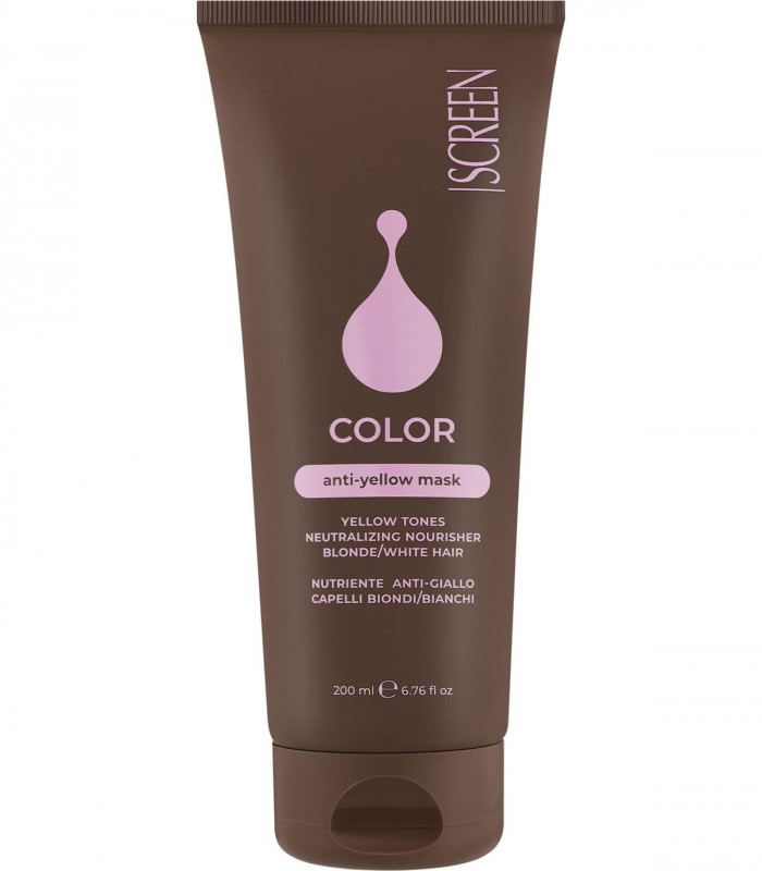 Screen Color Enlive Anti-Yellow Mask Маска для нейтрализации желтых оттенков купить в Киеве, Украине ❤️ Lavka Kabani