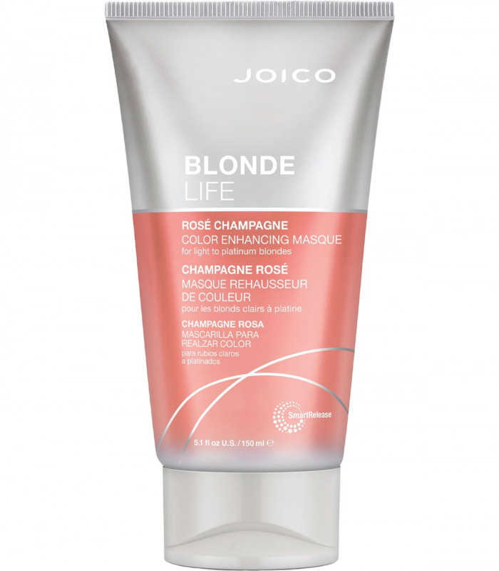 Joico Blonde Life Color Masque Rosé Champagne Маска для улучшения цвета Розовое шампанское купить в Киеве, Украине ❤️ Lavka Kaba