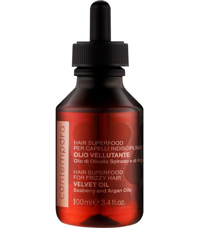 Contempora Velvet Oil Розгладжуюча олія «Сяючий оксамит» з олією аргани та обліпихи купити в Києві, Україні ❤️ Lavka Kabani