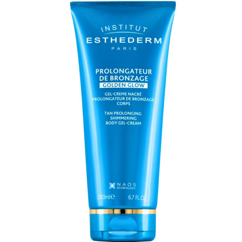Гель-крем для продовження засмаги з шимером Institut Esthederm Golden Glow Shimmering Body Gel-Cream