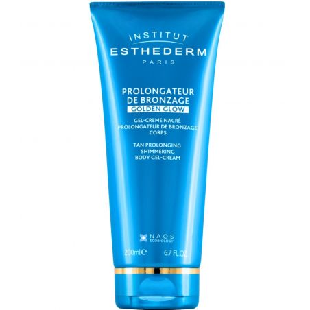 Гель-крем для продовження засмаги з шимером Institut Esthederm Golden Glow Shimmering Body Gel-Cream