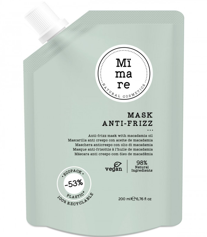 Mimare Anti-Frizz Mask Маска розгладжуюча з олією макадамії купити в Києві, Україні ❤️ Lavka Kabani