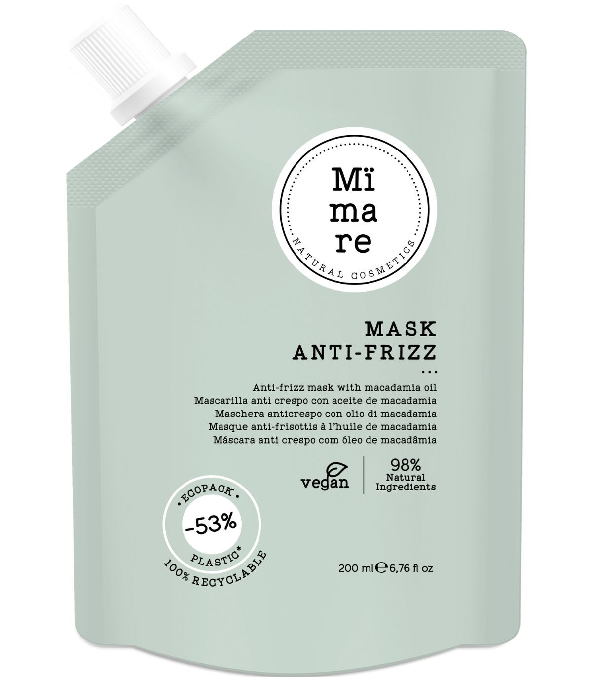 Mimare Anti-Frizz Mask Маска разглаживающая с маслом макадамии купить в Киеве, Украине ❤️ Lavka Kabani