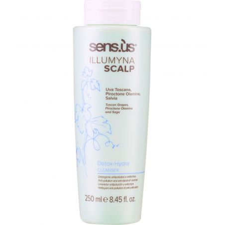 Зволожуючий шампунь детокс проти лупи Sensus Illumyna Scalp Detox Hydra Cleanser