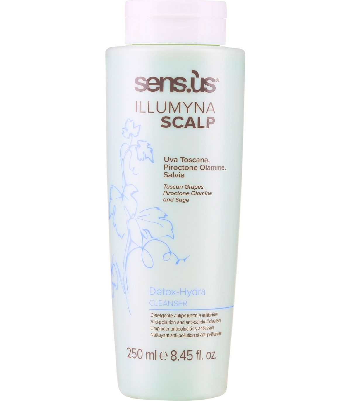 Sensus Illumyna Scalp Detox Hydra Cleanser Увлажняющий шампунь детокс против перхоти купить в Киеве, Украине ❤️ Lavka Kabani