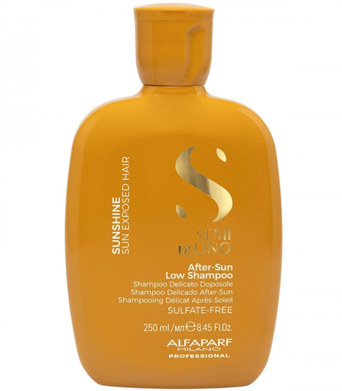 Шампунь для волос после солнца Alfaparf Milano Semi di Lino Sunshine After Sun Low Shampoo Шампунь для волос после солнца Alfaparf Milano Semi di Lino Sunshine After Sun Low Shampoo