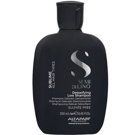 Шампунь для детоксикації волосся Alfaparf Milano Semi di Lino Sublime Detoxifying Low Shampoo