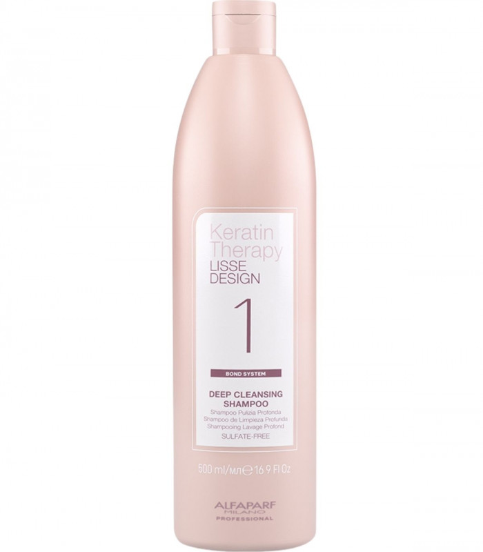 Alfaparf Lisse Design Keratin Therapy Deep Cleansing Shampoo Шампунь глубокой очистки купить в Киеве, Украине ❤ Lavka Kabani